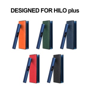GLO HILO Plus 專用保護殼|日版荔枝紋 PU+PC 材質|防摔防刮裝飾皮套 2 GLO HILO Plus 專用保護殼
